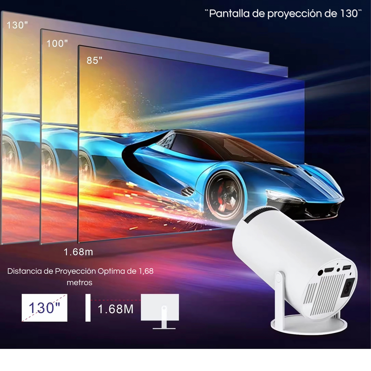 PROYECTOR HY300 FULL4K